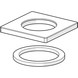 Hansa X-Plate für Waschtischarmaturen 66360000
