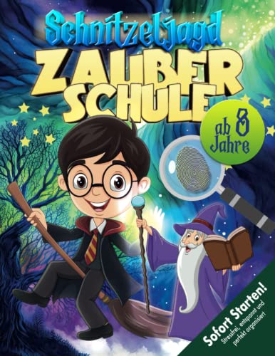 Zauberschule Schnitzeljagd Kindergeburtstag ab 8 Jahre: Kreativ geplante Schatzsuche mit dem Zauberlehrling zum Sofort Starten! Auch für Halloween, Hexengeburtstag etc. (Bravo Schatzsuche) - Preis vom 09.10.2026 07:28:09 h
