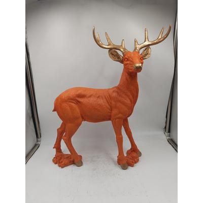 Dekofigur AM DESIGN "Dekoobjekt aus Polyresin", orange, B:53cm H:66cm, Polyresin, Dekofiguren, BxH: 53x66 cm