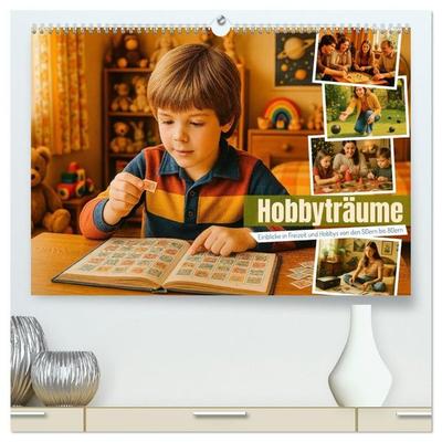 Hobbyträume - Einblicke in Freizeit und Hobbys von den 50ern bis 80ern (hochwertiger Premium Wandkalender 2027 DIN A2 quer), Kunstdruck in Hochglanz
