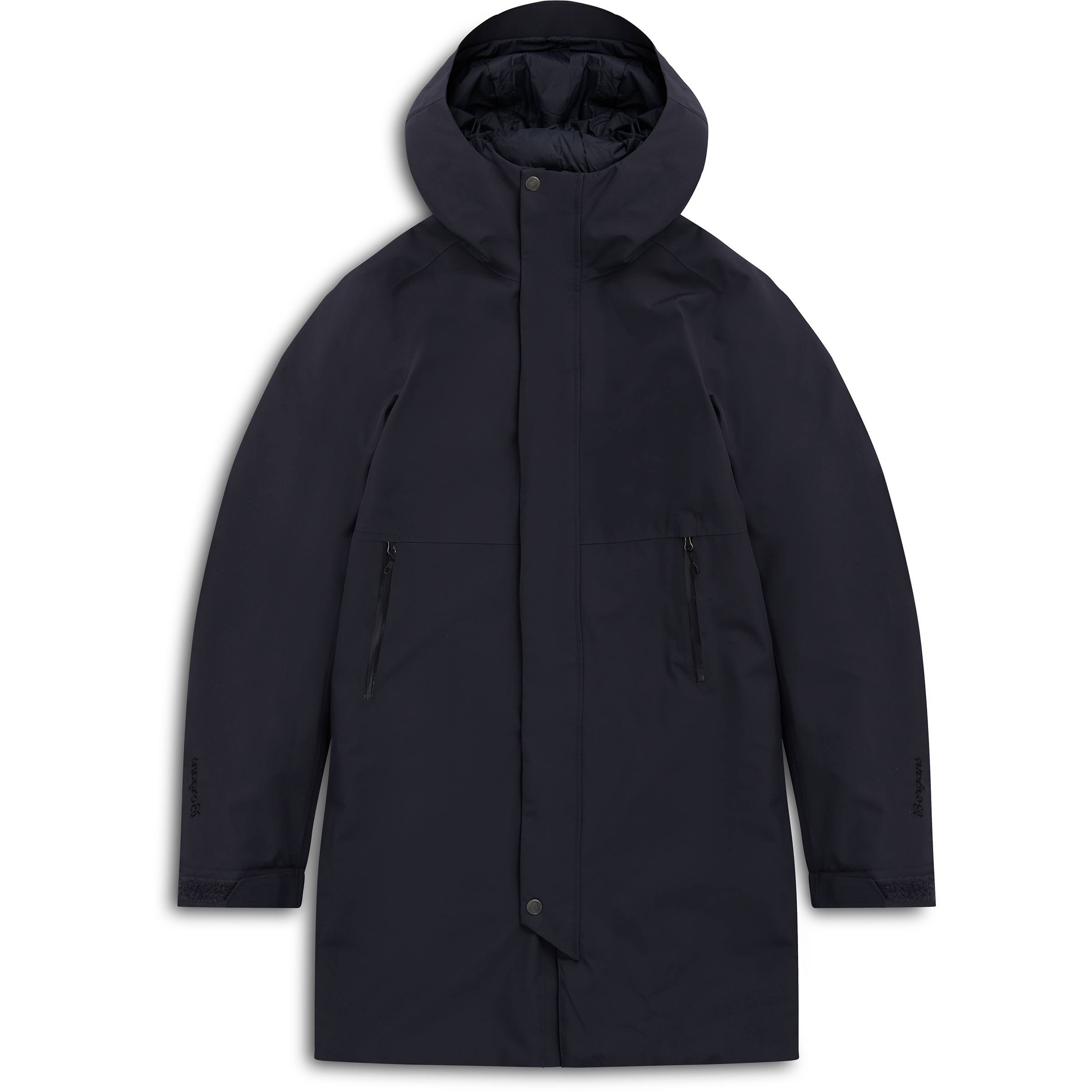 Bergans Urban Insulated Shell Mantel Damen Winterjacke grau Größe XS Lifestyle Elastisch Wasserabweisend