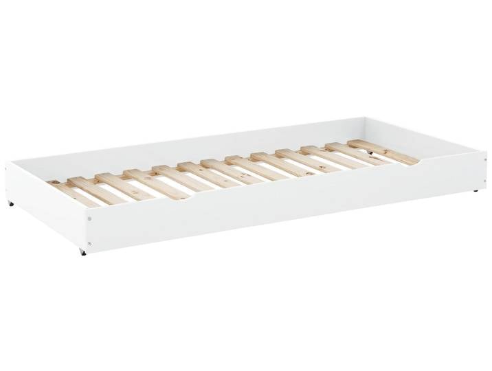 Schubkasten GOODPRODUCT Alpi , weiss (weiß), B:90cm H:20cm, Massivholz, Schubladen, Schubkasten, passend für das Etagenbett der Serie Alpi, aus massivem Kiefernholz