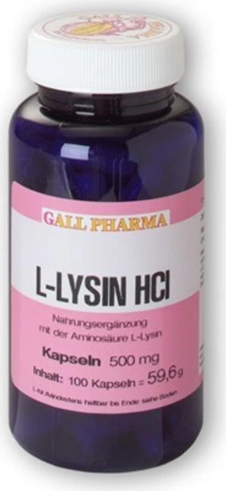 L-Lysin 500 mg vegan GPH Kapseln 100 St