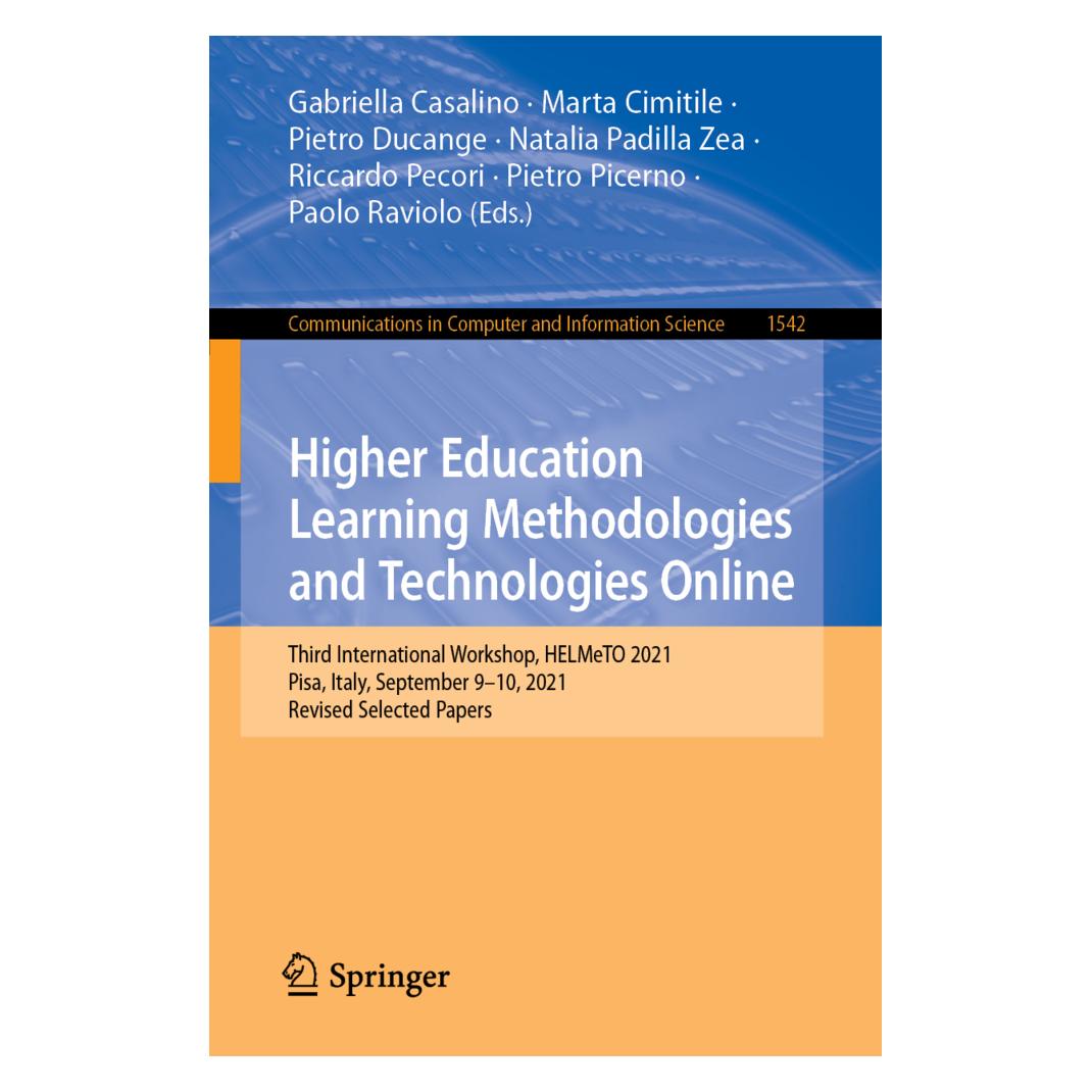 Springer Higher Education Learning Methodologies and Technologies Online (Englisch, Softcover, Gabriella Casalino, Marta Cimitile, Natalia Padilla Zea, Paolo Raviolo, Pietro Ducange, Pietro Picerno, Riccardo Pecori) (56230406)