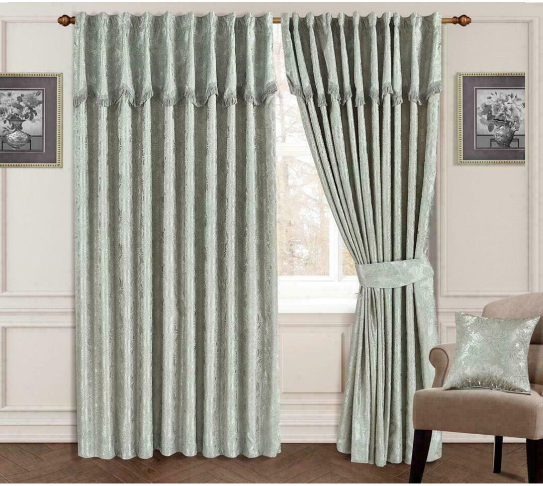 Mercer41 Vicksburg Blackout and Room Darkening Curtain Silver 228 W x 228 D cm