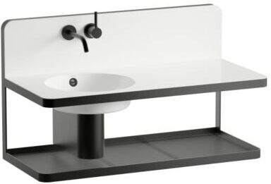 Laufen STEEL19 Waschplatz H580ST60001091 1000x490x590 mm, ohne Hahnloch, weiß