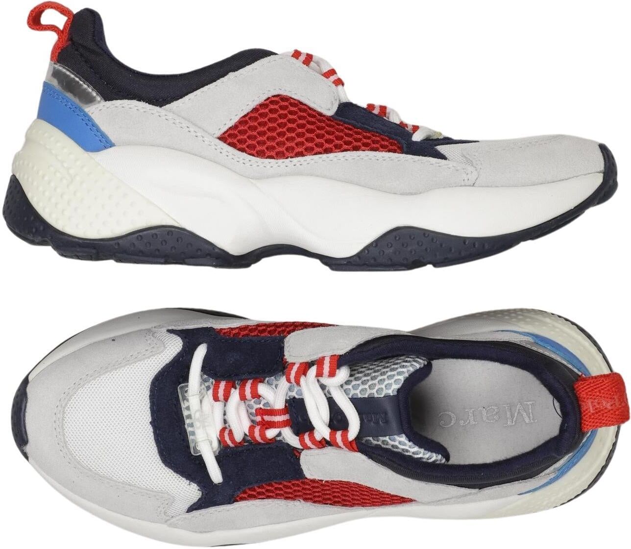 Marc O' Polo Sneaker, Mehrfarbig, Gr. EU 36, Leder - Second Hand