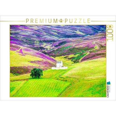 CALVENDO Puzzle Corgarff Castle in Aberdeenshire in Schottland | 1000 Teile Lege-Größe 64x48cm Foto-Puzzle für glückliche Stunden