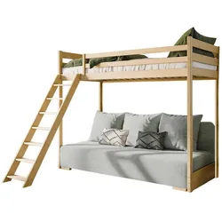 HOCHBETT 90/200 Orlane Holz und Grau