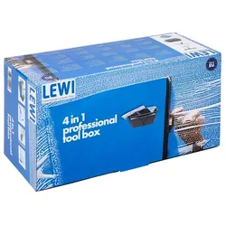 Lewi 55029 4 in 1 professional tool box Glasreinigungsset 4-teilig, für den professionellen Anwender