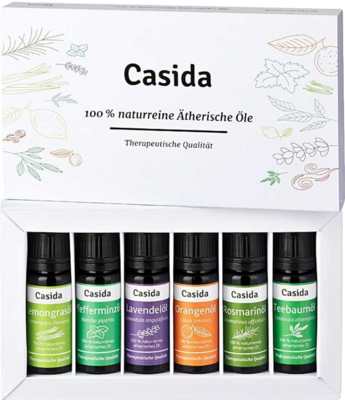 Casida GmbH ÄTHERISCHE Öle Set naturrein Top 6 Aromatherapie 60 ml 16247292