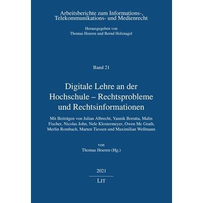 Digitale Lehre an der Hochschule - Rechtsprobleme, Taschenbuch von , Lit Verlag, 978-3-643-14951-0