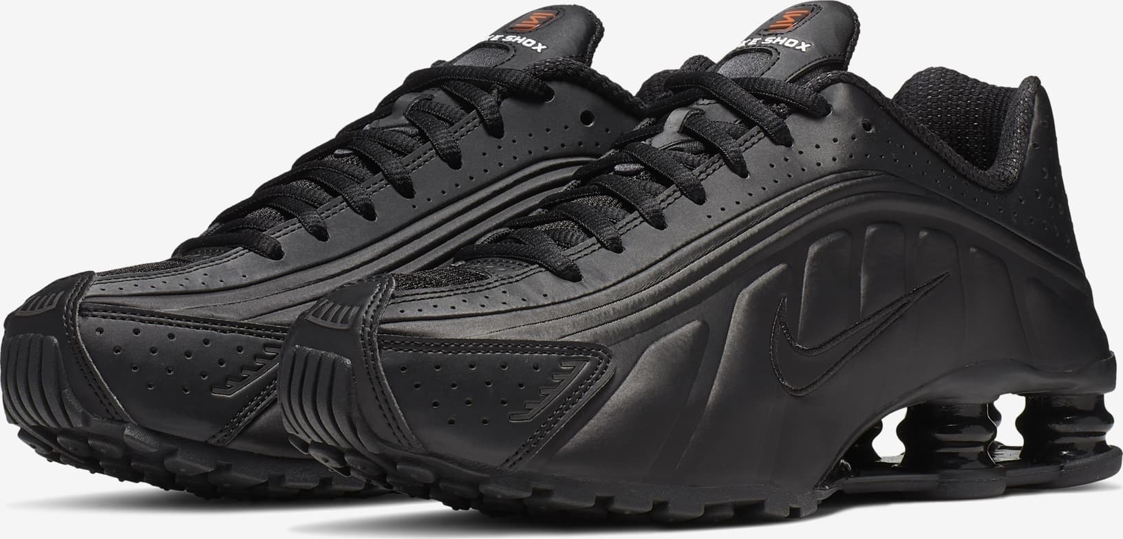 Nike Shox R4 "Black" Sneaker, Schwarz, Größe: 47
