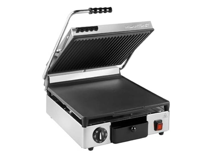MILAN-TOAST Backblech aus Gusseisen Quadrat Liscia-Superiore elektrisch für Profi-Küchen, 2.9 W