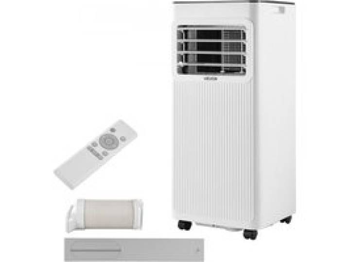 VEVOR Climatiseur Mobile 7000 BTU 2 kW, Climatiseur Portable 3-en-1 Refroidissement, Déshumidification et Ventilation, Panneau Tactile LED, Télécommande, Minuterie 24 h, Blanc, Classe Énergétique A