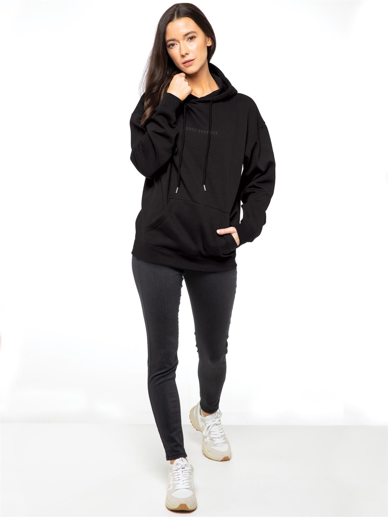 Enzo Dames Oversized Essentiële Hoodie
