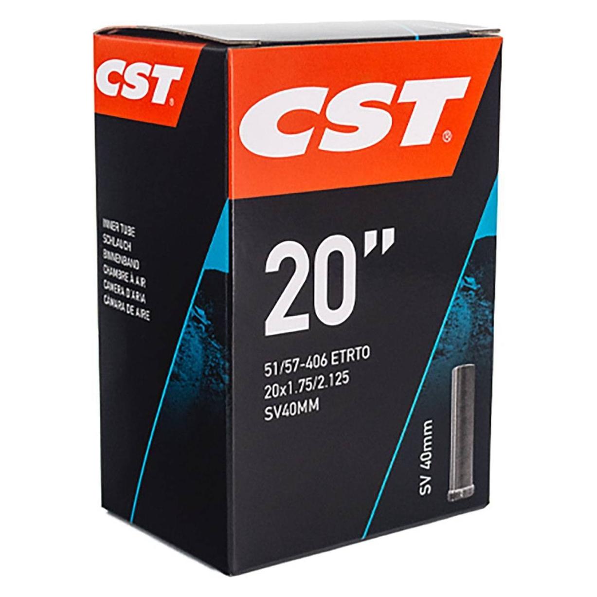 CST TUBES 24x1 3/8 SV 29mm IN BOX (Schrader (AV), 24", 29 mm) (C54-24X1 3/8 AV40C)