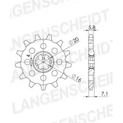 Supersprox Ritzel 530 15Z
