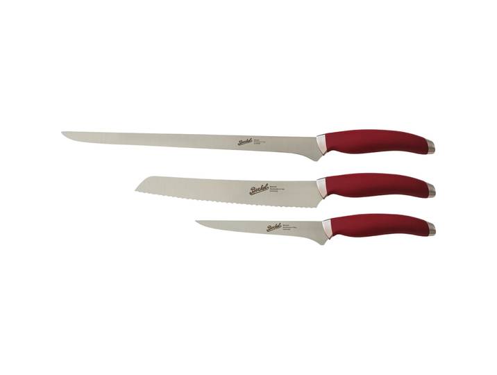 Berkel Messer-Set Teknica rot Stahl
