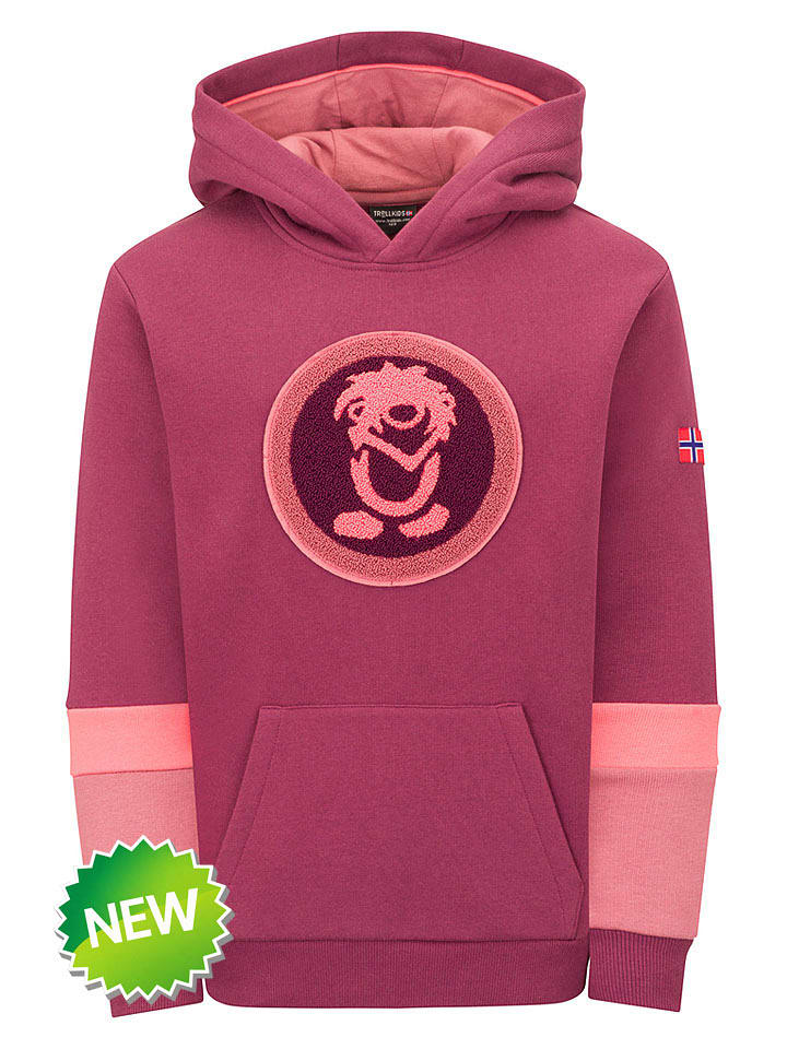 Trollkids Hoodie "Troll" in Pink - 104