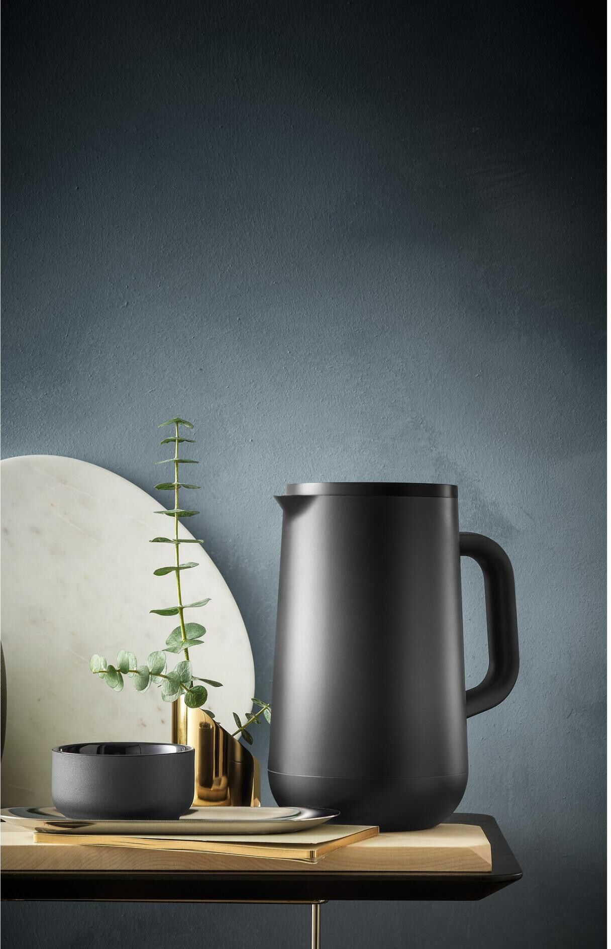 Isolierkanne WMF, schwarz, Kannen, Glas, Kunststoff, Silikon, Isolierkanne schwarz Einheitsgröße