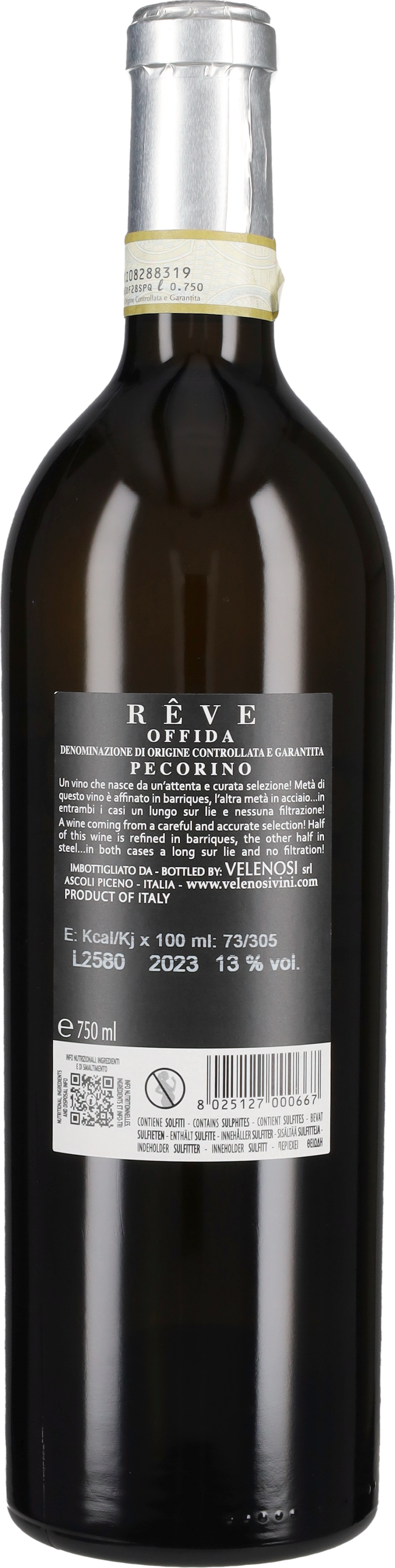 Velenosi Pecorino 'Réve di Villa Angela' 2023