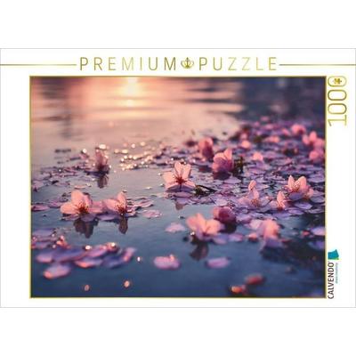 CALVENDO Puzzle Blüten treiben wie Träume im Abendlicht | 1000 Teile Lege-Größe 64x48cm Foto-Puzzle für glückliche Stunden