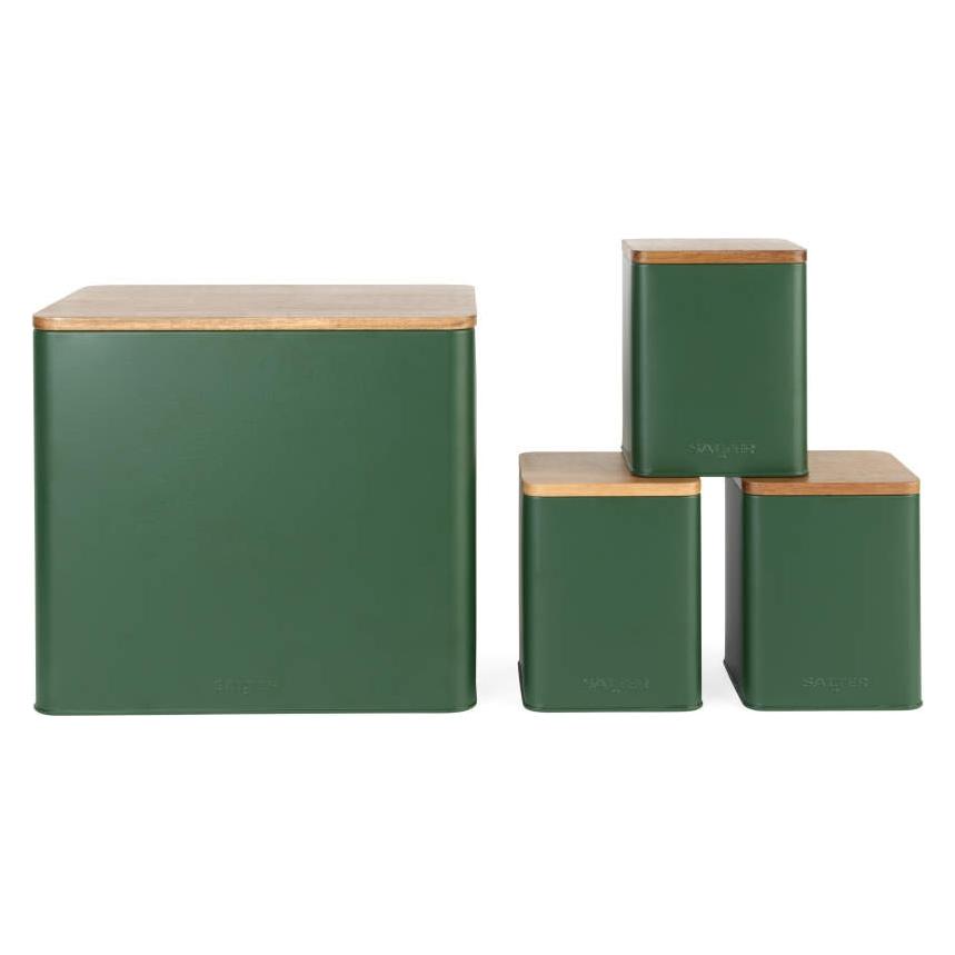 Salter BW12900G Toronto 4-Piece Countertop Set, Green (13.50 l) (BW12900G)