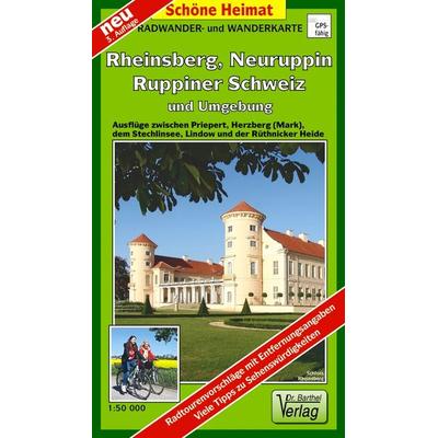 Radwander- und Wanderkarte Rheinsberg, Neuruppin, Ruppiner Schweiz und Umgebung, Sonstige von Verlag Barthel, Barthel, A, 978-3-89591-125-5