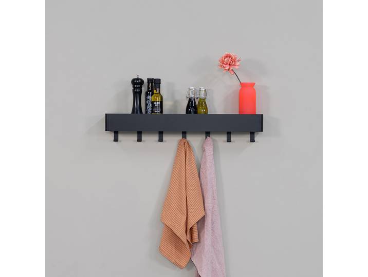 Patère Multi 72cm Noir/Noir
