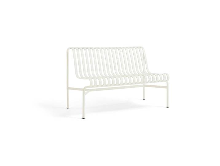 HAY Palissade Dining Bank ohne Armlehnen Cream white