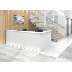 Empfangstheke Physiotherapie BG-Linea Theke L Form