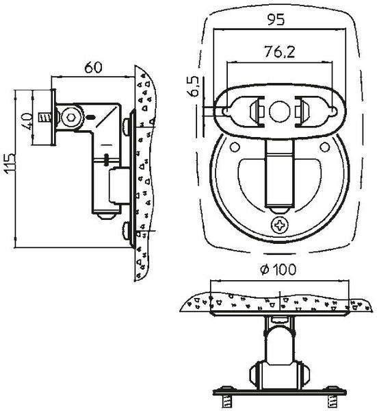 Genelec 8000-422W Wall Mount bianco