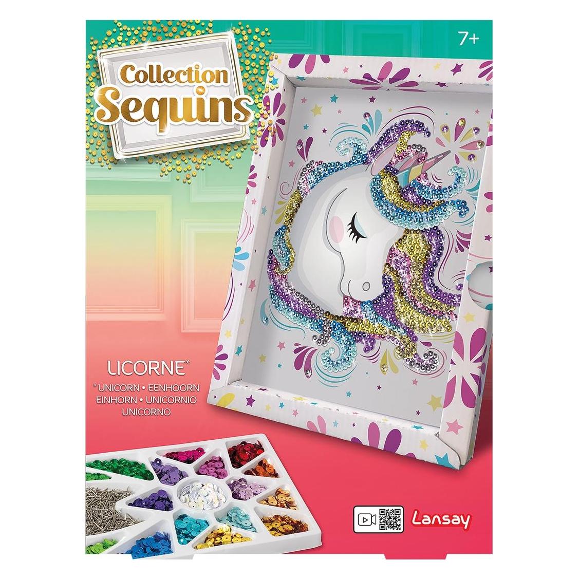Lansay 1001 SEQUINS CHAT (FR-EN-NL-DE-ES-IT) (3220324)