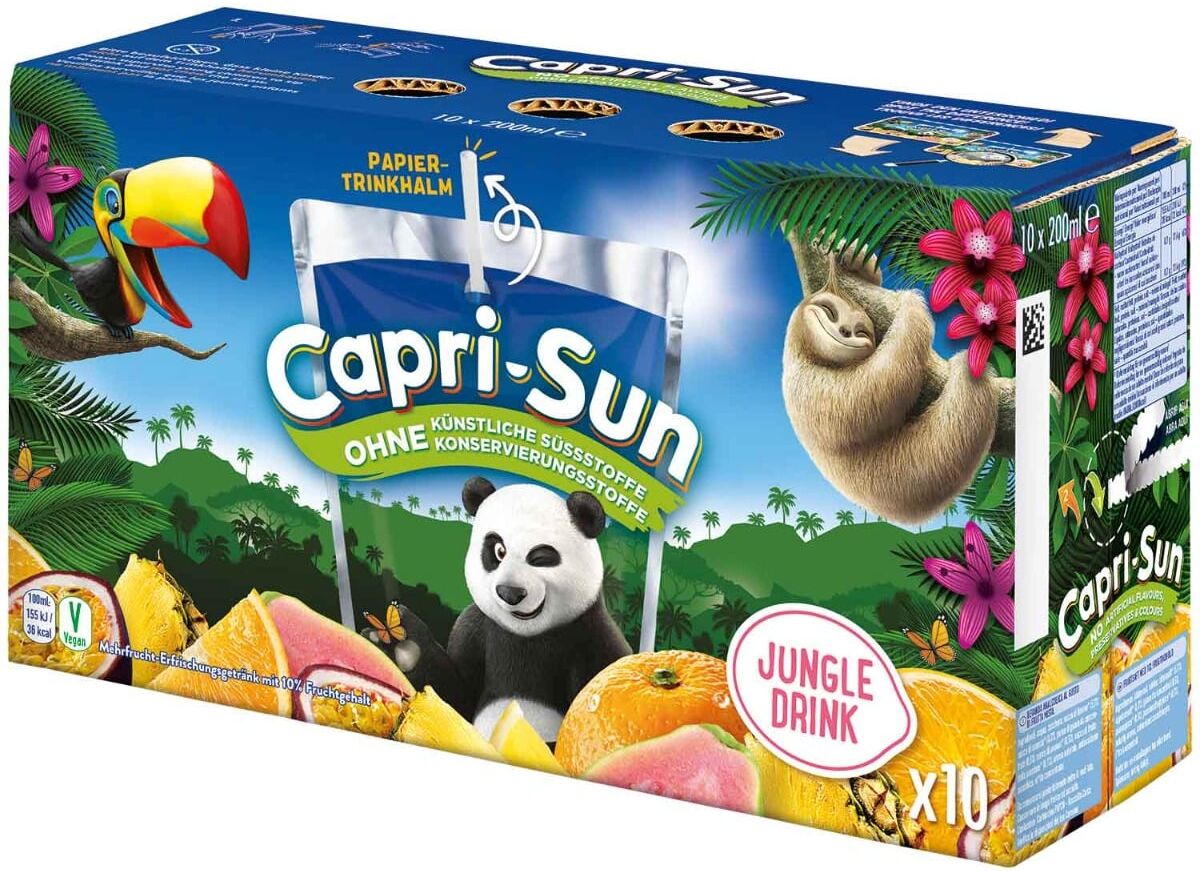 Ermäßigt  Capri-Sun Jungle Drink 10x200ml - 10 x 0,2 L