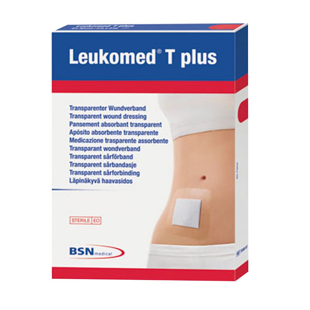 Leukomed transp.plus sterile Pflaster 10x25 cm 5 St