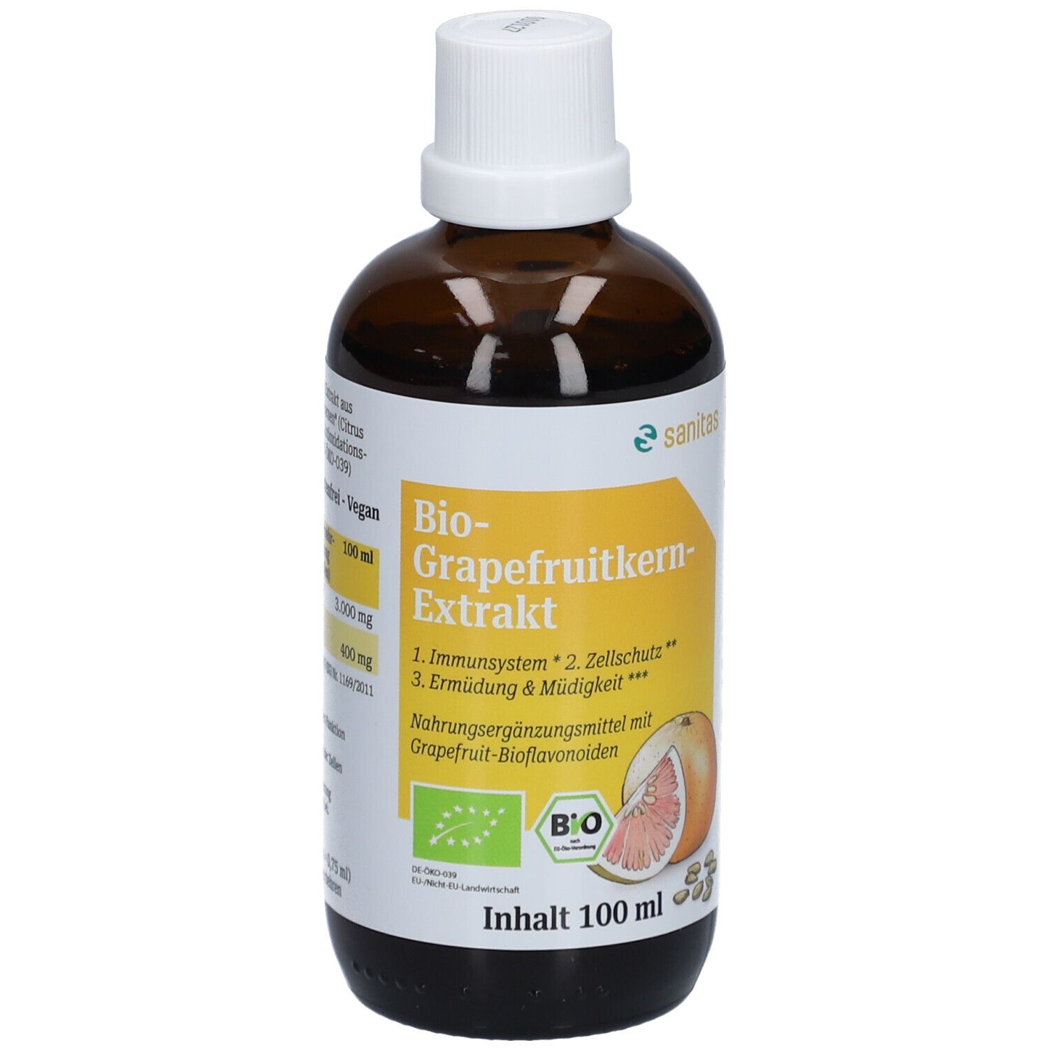Grapefruit Kern Extrakt Bio Lösung 100 ml