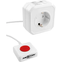 ANS 1260-0002 - Energiespar-Zwischensteckdose AES 3.2, lernfähig, weiß