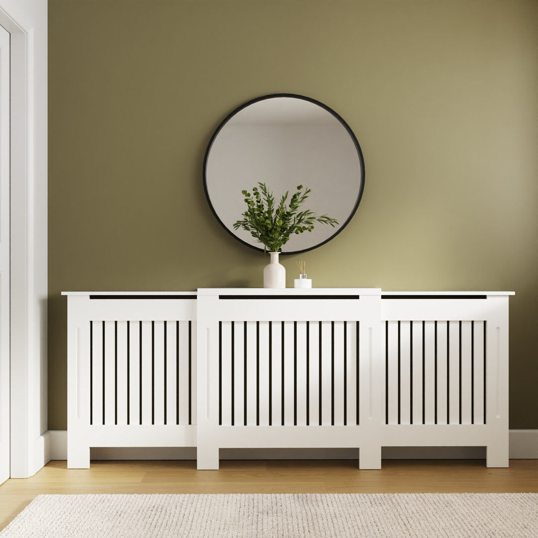 GFW Harrison Adjustable Radiator Cover 83cm H X 172cm W X 19cm D