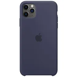 Apple iPhone 11 Pro Max Silicone Case mitternacht