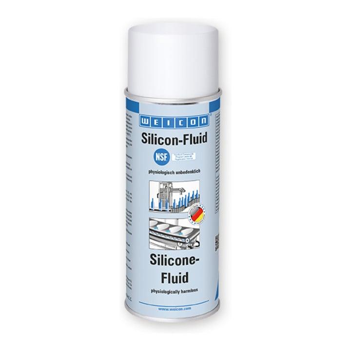 WEICON Silicon-Fluid, Gleit- und Trennmittel für den Lebensmittelbereich NSF H1, 400 ml, farblos, transparent (11351400)