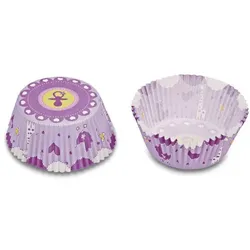 Papierschale - Kinderteller bedruckt lila