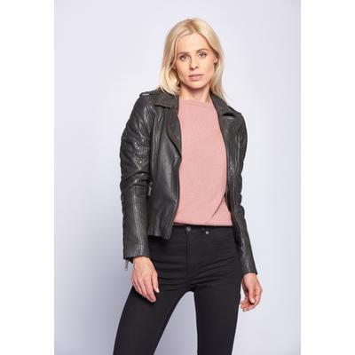 Lederjacke MAZE "Titana", Damen, Gr. S, schwarz, Obermaterial: 100% Lammleder. Futter: 100% Polyester, Jacken