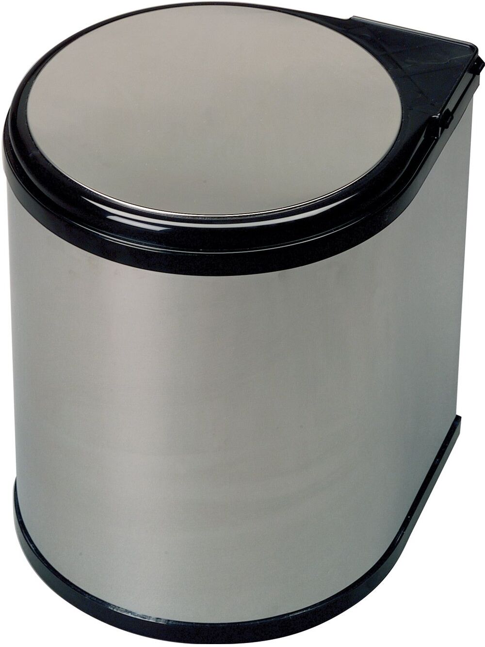 Pattumiera incasso Gollinucci LINEA 270 274 Inox e Nero