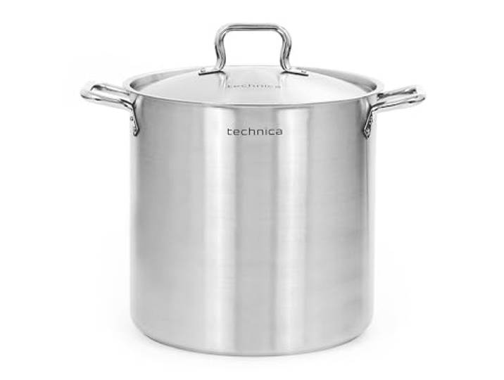 TECHNICA Topf Induktion 36,6 l – Großer Edelstahl Kochtopf ⌀360 mm für Gastronomie & Haushalt – Spülmaschinengeeignet – Mit Deckel – Hitzefeste Griffe – Robust & Nickelfrei