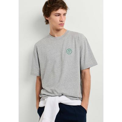 T-Shirt PEPE JEANS "basic t-shirt PJL73 TEE ACT", Herren, Gr. L, marl grau, 93% Baumwolle, 7% Elasthan, Shirts T-Shirt