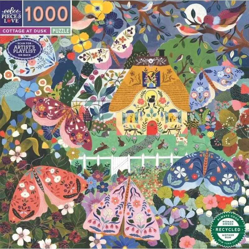 Puzzle 1000 pcs Cottage at Dusk - Eeboo
