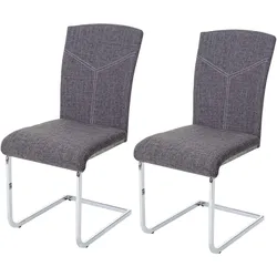 ESSZIMMERSTUHL Grau 2er-Set
