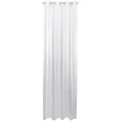 Bestlivings Ösenschal Noella Transparent 140x145cm, Farbe: weiß - reinweiß