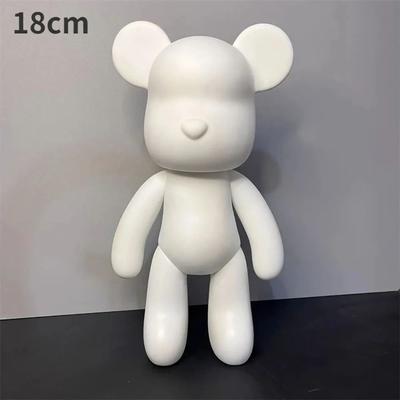 Inspire Essentials Creative DIY Fluid Bear Sculpture Graffiti Art Home Decor Toy 7.09 Inches